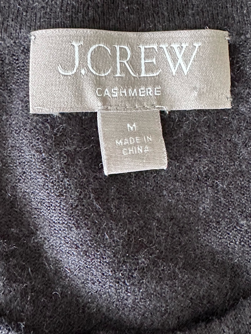J. Crew Women's Black Featherweight Cashmere Cardigan Quiet Luxury Size Medium - Picture 6 of 8